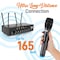 Pyle PyleUHF Wireless Microphone System - PA Mic System with 4 Handheld Wireless Mics, Bluetooth PDWM4120 - alternate 2